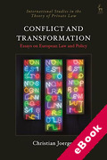Cover of Conflict and Transformation: Essays on European Law and Policy (eBook)