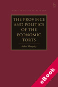 Cover of The Province and Politics of the Economic Torts (eBook)