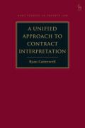 Cover of A Unified Approach to Contract Interpretation