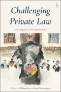 Cover of Challenging Private Law: Lord Sumption on the Supreme Court