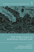 Cover of New Directions in European Private Law