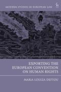 Cover of Exporting the European Convention on Human Rights