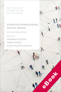 Cover of Constitutionalising Social Media (eBook)