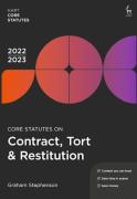 Cover of Core Statutes on Contract, Tort & Restitution 2022-23