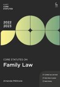 Cover of Core Statutes on Family Law 2022-23