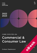 Cover of Core Statutes on Commercial &#38; Consumer Law 2022-23 (eBook)
