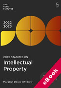 Cover of Core Statutes on Intellectual Property 2022-23 (eBook)