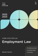 Cover of Core Statutes on Employment Law 2022-23