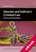 Cover of Simester and Sullivan's Criminal Law: Theory and Doctrine (eBook)