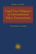Cover of Legal Due Diligence in International M&A Transactions: A Practitioners Guide