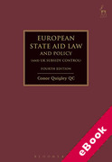 Cover of European State Aid Law and Policy (including UK Subsidy Control) (eBook)