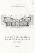 Cover of Global Perspectives on Press Regulation, Volume 1: Europe