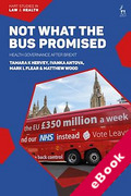 Cover of Not What The Bus Promised: Health Governance after Brexit (eBook)
