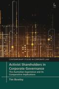 Cover of Activist Shareholders in Corporate Governance: The Australian Experience and its Comparative Implications