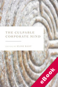 Cover of The Culpable Corporate Mind (eBook)