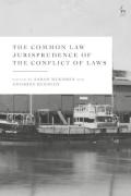 Cover of The Common Law Jurisprudence of the Conflict of Laws