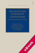 Cover of The HCCH 2019 Judgments Convention: Cornerstones, Prospects, Outlook (eBook)
