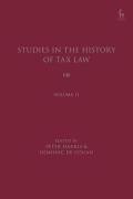 Cover of Studies in the History of Tax Law, Volume 11