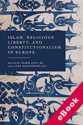 Cover of Islam, Religious Liberty, and Constitutionalism in Europe (eBook)