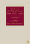 Cover of Private International Law in East Asia: From Imitation to Innovation and Exportation