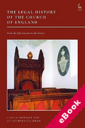 Cover of The Legal History of the Church of England: From the Reformation to the Present (eBook)