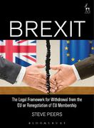 Cover of Brexit: The Legal Framework for Renegotiation, Withdrawal or Association