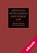 Cover of Artificial Intelligence and Public Law (eBook)