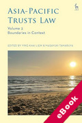 Cover of Asia-Pacific Trusts Law, Volume 3: Boundaries in Context (eBook)