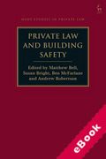 Cover of Private Law and Building Safety (eBook)