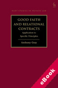 Cover of Good Faith and Relational Contracts: Application to Specific Principles (eBook)
