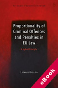 Cover of Proportionality of Criminal Offences and Penalties in EU Law: A Hybrid Principle (eBook)