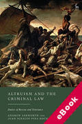 Cover of Altruism and the Criminal Law: Duties of Rescue and Tolerance (eBook)