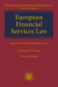 Cover of European Financial Services Law: Article-by-Article Commentary