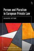 Cover of Person and Pluralism in European Private Law