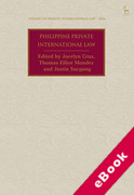 Cover of Philippine Private International Law (eBook)
