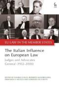 Cover of The Italian Influence on European Law Judges and Advocates General (1952-2000)
