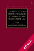 Cover of Mandatory and Default Rules in Contract and Commercial Law (eBook)