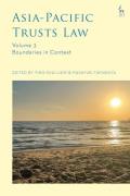 Cover of Asia-Pacific Trusts Law, Volume 3: Boundaries in Context