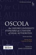 Cover of OSCOLA: The Oxford University Standard for Citation of Legal Authorities