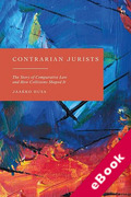 Cover of Contrarian Jurists: The Story of Comparative Law and How Collisions Shaped It (eBook)