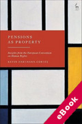 Cover of Pensions as Property: Insights from the European Convention on Human Rights (eBook)