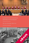 Cover of Constitutional Effectiveness: The Case of Germany's Basic Law (eBook)