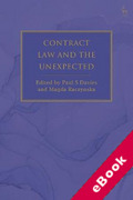 Cover of Contract Law and the Unexpected (eBook)