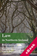 Cover of Law in Northern Ireland (eBook)