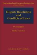 Cover of Dispute Resolution and Conflict of Laws