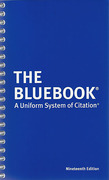 Cover of The Bluebook: A Uniform System of Citation