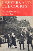 Cover of Lawyers and the Courts: A Socialogical Study of the English Legal System 1750 - 1965