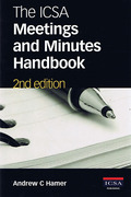 Cover of The ICSA Meetings and Minutes Handbook