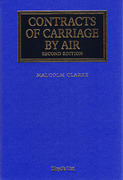 Cover of Contracts of Carriage by Air