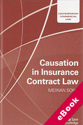 Cover of Causation in Insurance Contract Law (eBook)